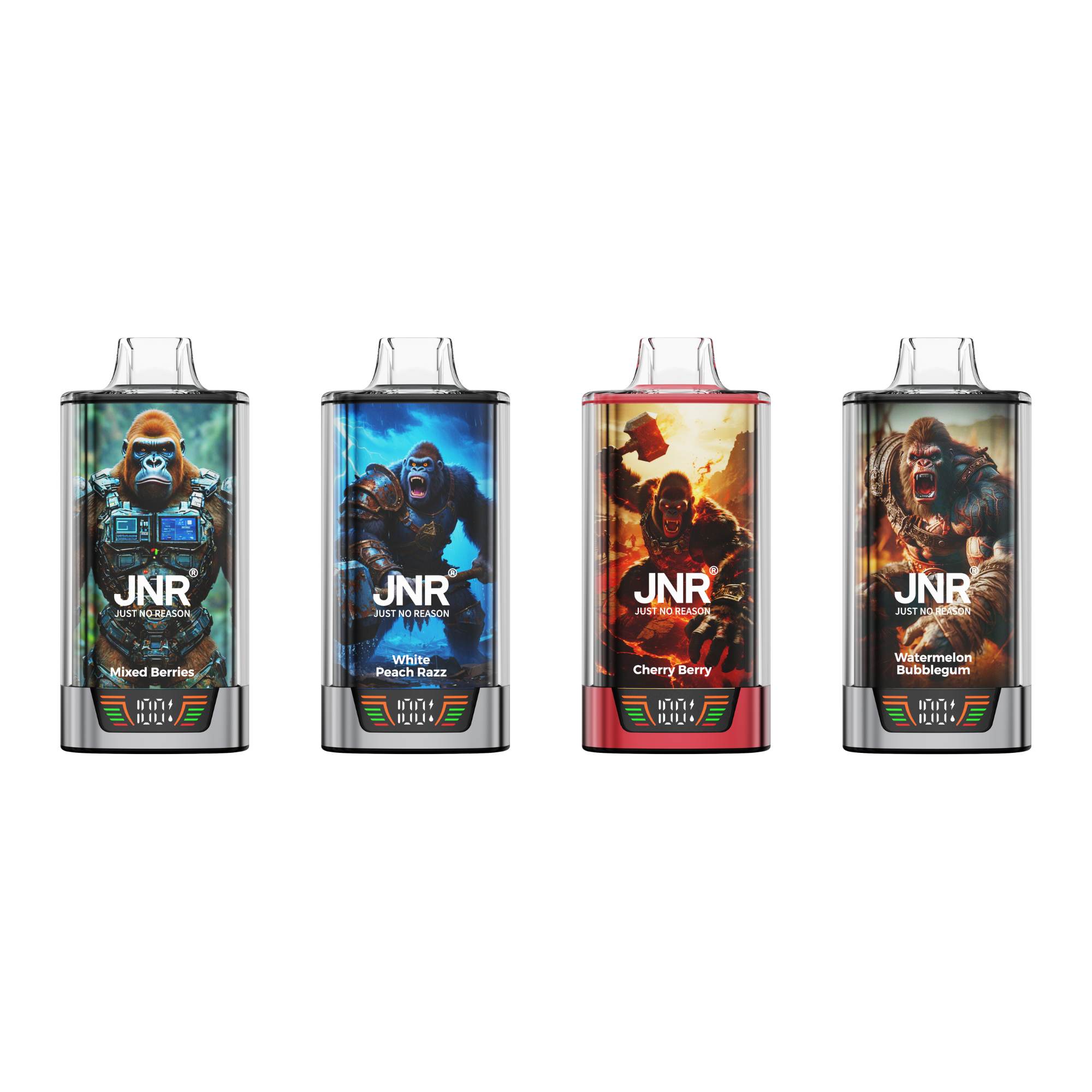 JNR  RageGorilla 55K  Wegwerp Vape / Disposable  2% Nicotine  Vape-bella