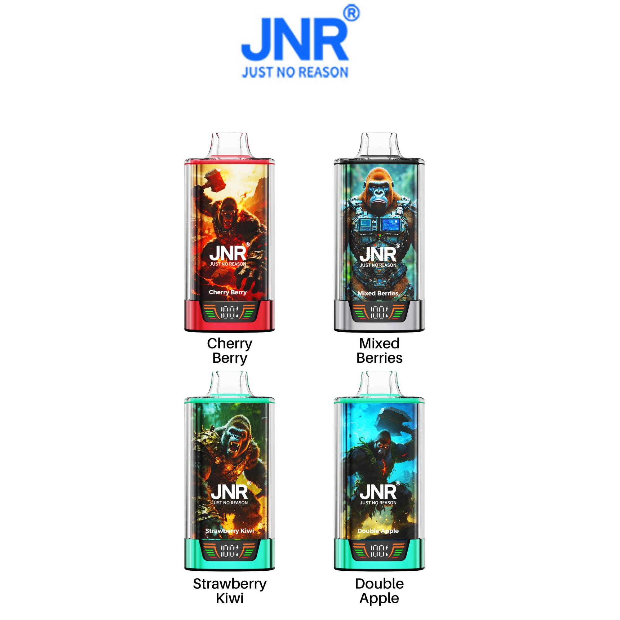 JNR – RageGorilla 55K – Wegwerp Vape / Disposable – 2% Nicotine - Afbeelding 5